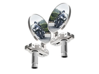 OXFORD Bar End Mirrors - Silver