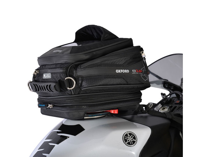 OXFORD Oxford Q15R Tank Bag - BLACK click to zoom image