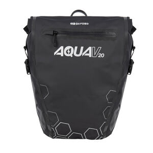 OXFORD Aqua V 20 Single QR Pannier Bag Black 