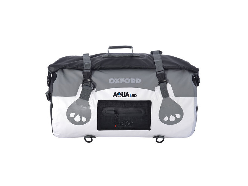 OXFORD AQUA T-50 ROLL BAG - WHITE/GREY click to zoom image