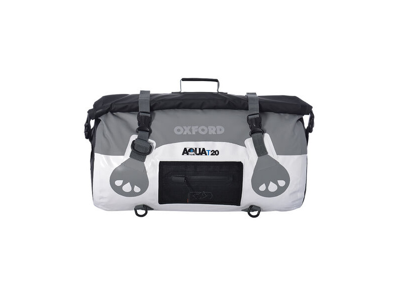 OXFORD AQUA T-20 ROLL BAG - WHITE/GREY click to zoom image