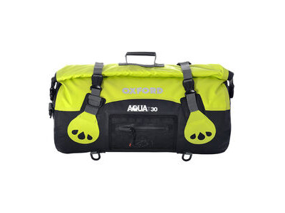 OXFORD AQUA T-30 ROLL BAG - BLACK/FLUO