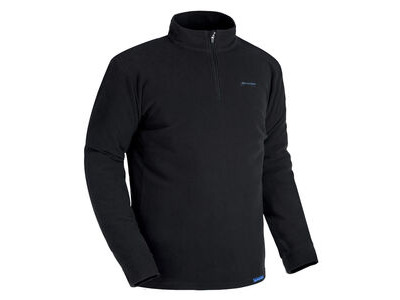 OXFORD Advanced Micro Fleece 1/2 Neck MS Top Black