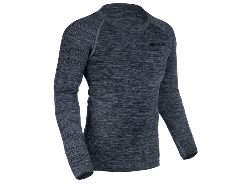 OXFORD Advanced Base Layer MS Top Charcoal Marl click to zoom image