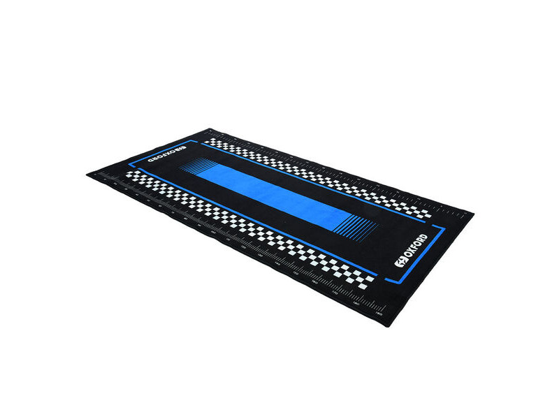 OXFORD Workshop Mat Pitlane Suzi Blue L 200 x 100cm click to zoom image