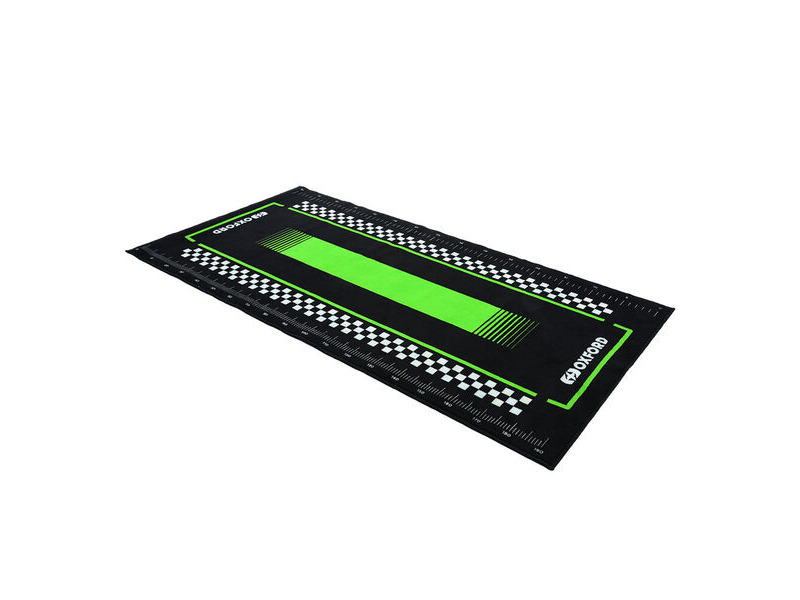 OXFORD Workshop Mat Pitlane Green L 200 x 100cm click to zoom image