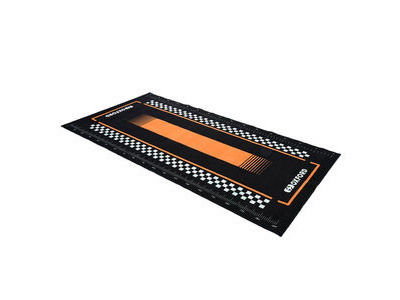 OXFORD Workshop Mat Pitlane Orange L 200 x 100cm