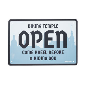 OXFORD Garage Metal Sign: TEMPLE 