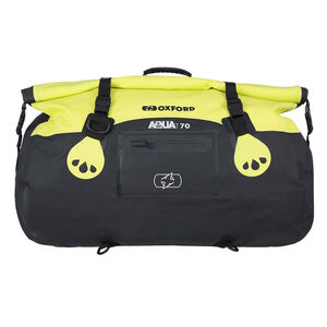 OXFORD AQUA T-70 ROLL BAG - BLACK/FLUO 