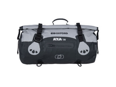 OXFORD AQUA T-30 ROLL BAG - GREY/BLACK