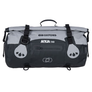 OXFORD AQUA T-50 ROLL BAG - GREY/BLACK 