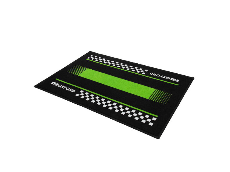 OXFORD Door Mat Pitlane Green 90 x 60cm click to zoom image