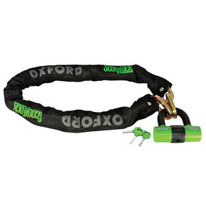 OXFORD ScootChain-Heavy duty chain & padlock ( 9.5mmSQ x 1.4M) 