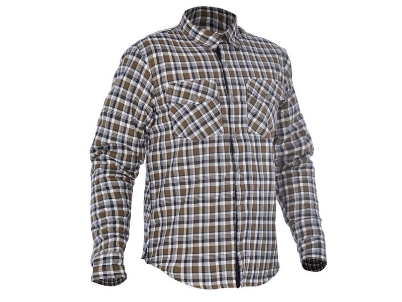 OXFORD Kickback Shirt Checker Kha/Wht click to zoom image