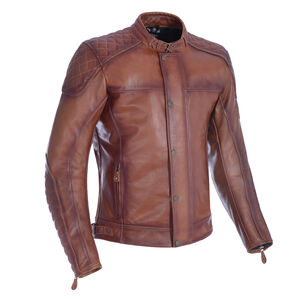 OXFORD Hampton MS Leather Jacket Bourbon 