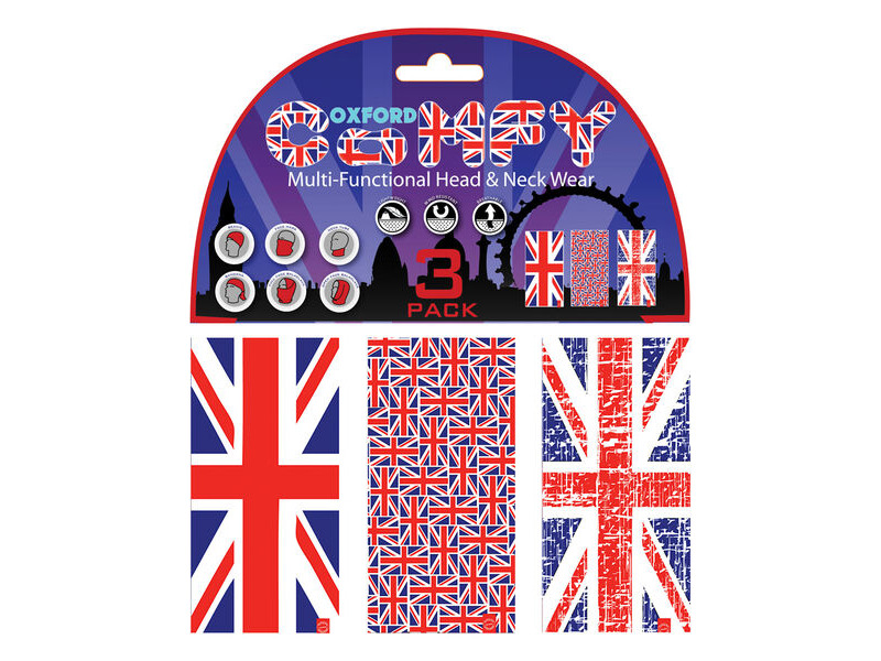 OXFORD Comfy Union Jack 3-Pack click to zoom image