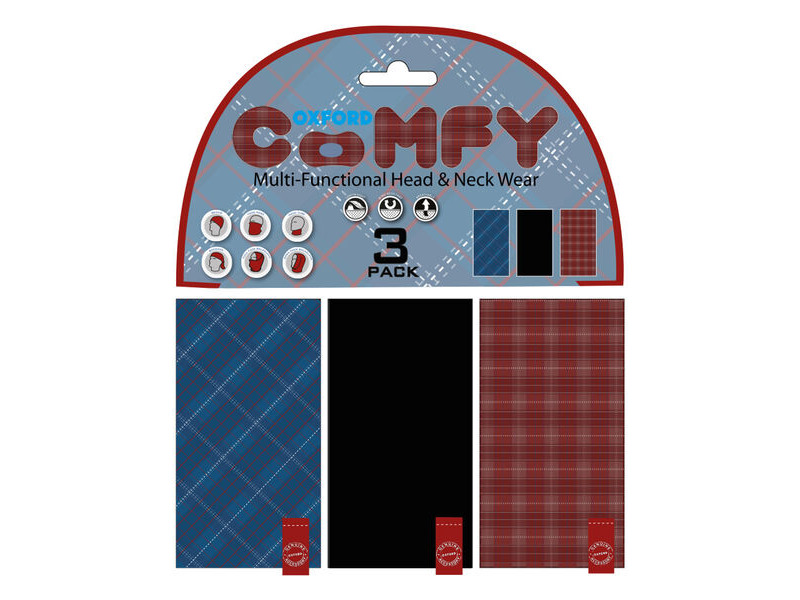 OXFORD Comfy Plaid 3-Pack click to zoom image