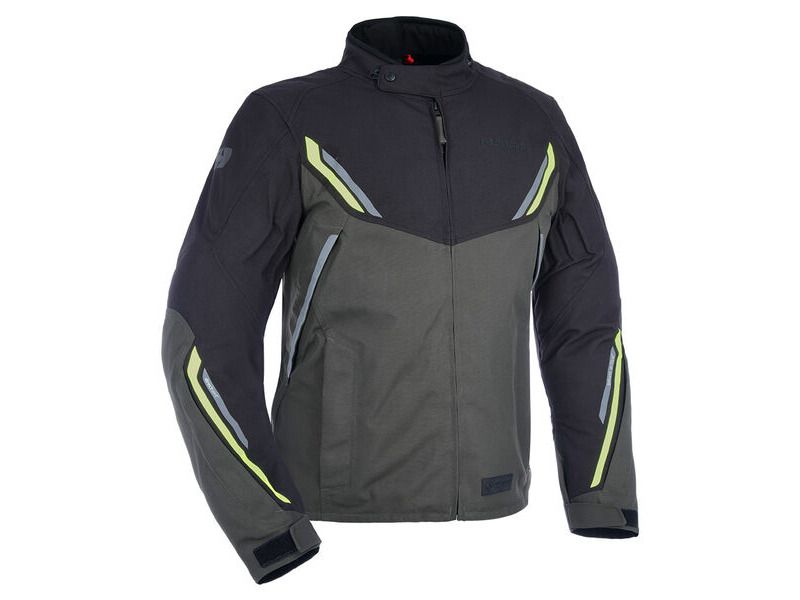 OXFORD Hinterland MS Jkt Blk/Gry/Fluo click to zoom image