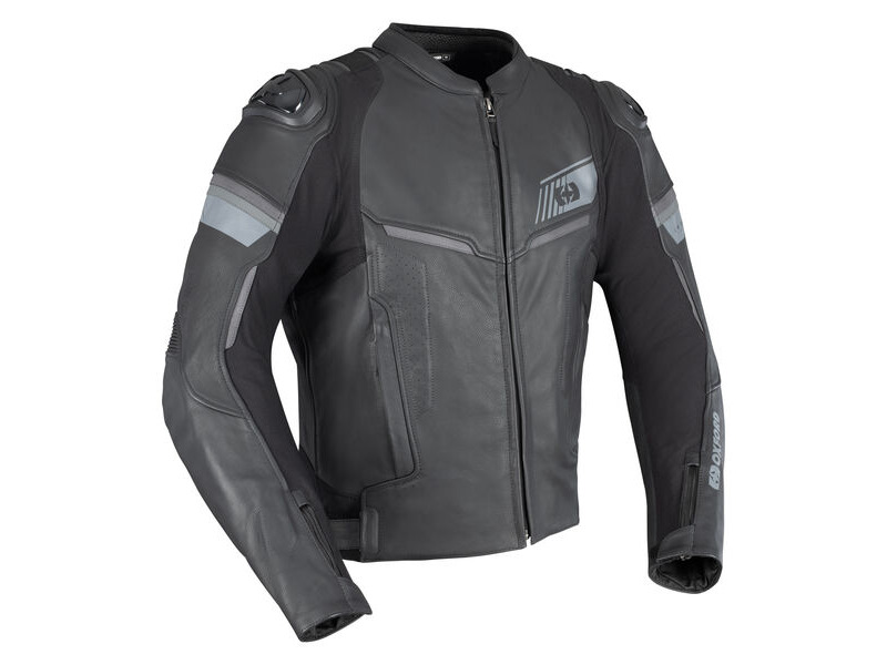 OXFORD Cypher 1.0 Leather MS Jkt Stl Blk click to zoom image
