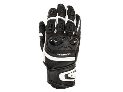 OXFORD Cypher 1.0 Short Leather MS Glove Black/White