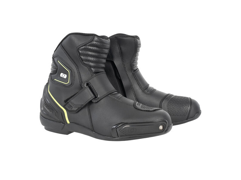OXFORD Omega Air Short MS Boot Black/ White/ Yellow click to zoom image