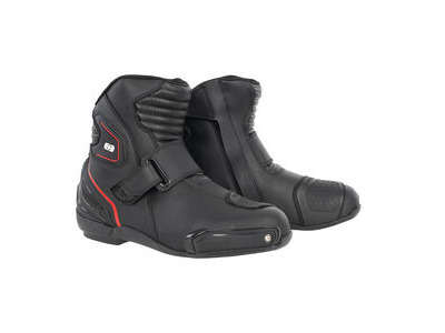OXFORD Omega Air Short MS Boot Black/ White/ Red