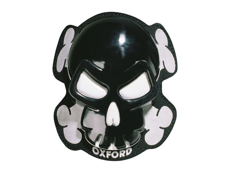 OXFORD Skull Knee Sliders Black click to zoom image