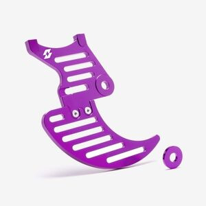 WHATEVERWHEELS Full-E Charged Brake Disc Guard 200mm Purple 