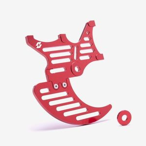 WHATEVERWHEELS Full-E Charged Rear Dual Brake Caliper And Disc Guard 200mm Red 