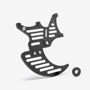 WHATEVERWHEELS Full-E Charged Rear Dual Brake Caliper And Disc Guard 200mm Black 