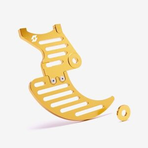 WHATEVERWHEELS Full-E Charged Brake Disc Guard 200mm Gold 