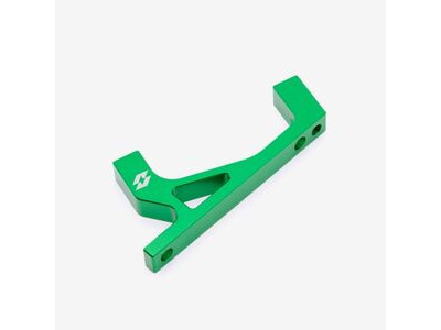 WHATEVERWHEELS Full-E Charged Front Green Oversized Aluminium Floating Brake Disc Bracket for KKE Shocks