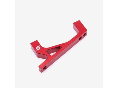 WHATEVERWHEELS Full-E Charged Front Red Oversized Aluminium Floating Brake Disc Bracket For KKE Shocks