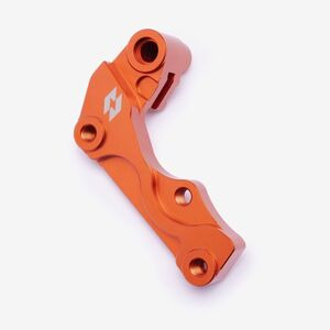 WHATEVERWHEELS Full-E Charged Front Orange Brake Disc Bracket for 270mm Oversize Floating Brake Disc 