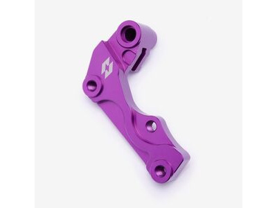 WHATEVERWHEELS Full-E Charged Front Purple Brake Disc Bracket for 270mm Oversize Floating Brake Disc