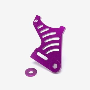 WHATEVERWHEELS Full-E Charged Rear Brake Disc Bracket Aluminium 250mm Purple 