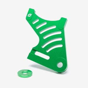 WHATEVERWHEELS Full-E Charged Rear Brake Disc Bracket Aluminium 250mm Green 