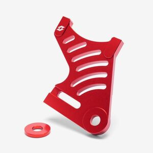 WHATEVERWHEELS Full-E Charged Rear Brake Disc Bracket Aluminium 250mm Red 