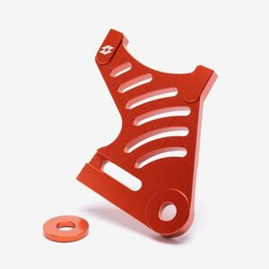 WHATEVERWHEELS Full-E Charged Rear Brake Disc Bracket Aluminium 250mm Orange 