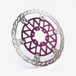 WHATEVERWHEELS Full-E Charged Rear Purple Brake Disc 250mm 