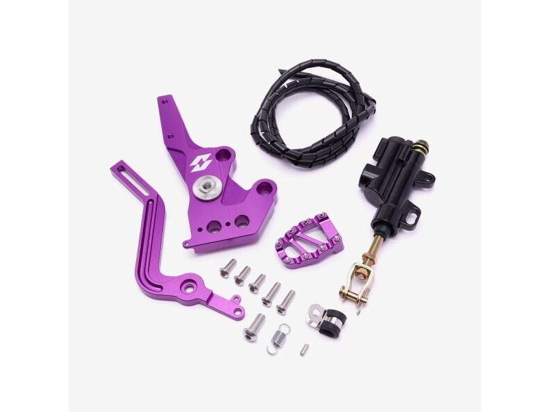 WHATEVERWHEELS Full-E Charged Rear Hydraulic Foot Brake Purple click to zoom image