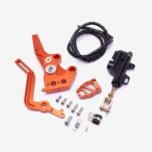 WHATEVERWHEELS Full-E Charged Rear Hydraulic Foot Brake Orange 