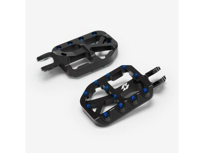 WHATEVERWHEELS Full-E Charged Black Foot Peg Set Blue Pins