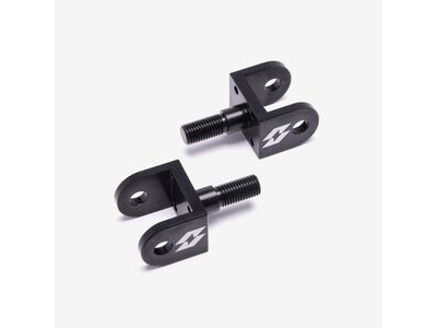 WHATEVERWHEELS Full-E Charged Left/Right Foot Peg Bracket Black