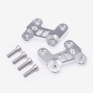 WHATEVERWHEELS Full-E Charged Footpeg Lowering Bracket Silver 