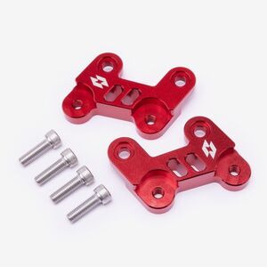 WHATEVERWHEELS Full-E Charged Footpeg Lowering Bracket Red 