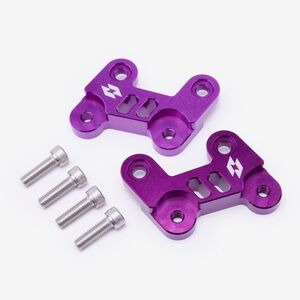 WHATEVERWHEELS Full-E Charged Footpeg Lowering Bracket Purple 