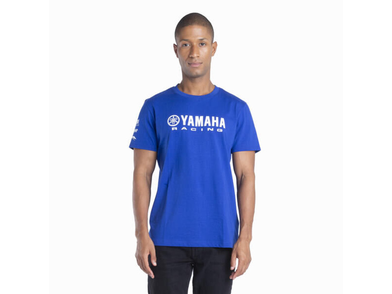 YAMAHA Paddock Blue Essentials T-Shirt - Blue click to zoom image