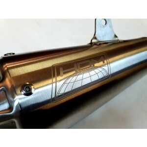 BLUROC Bullit Hero 125cc HDM Silencer click to zoom image