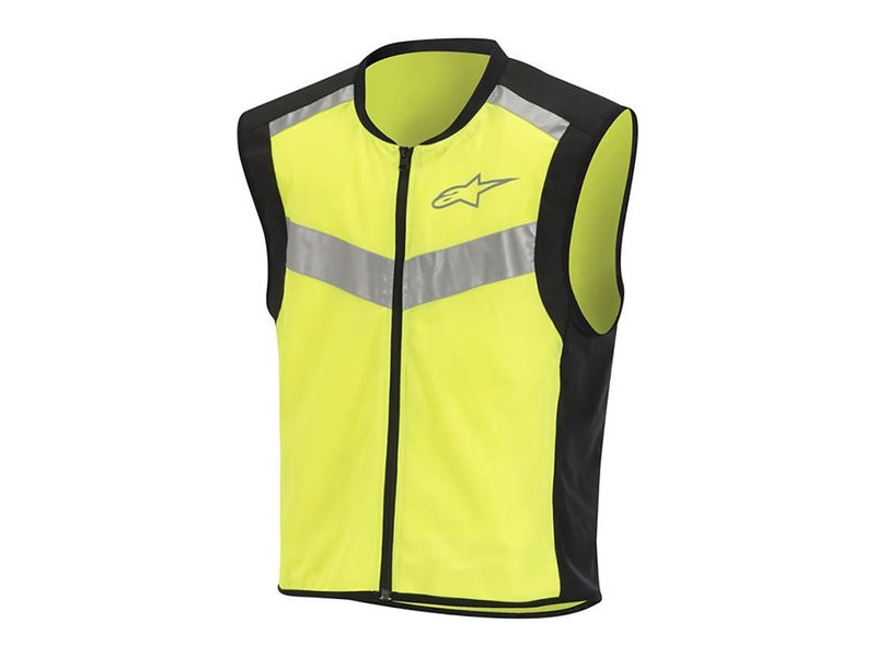 ALPINESTARS Flare Neon Vest Black Yellow Fluo click to zoom image